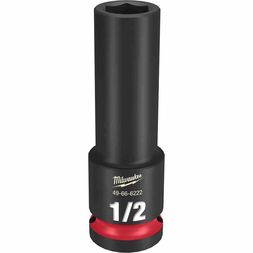 MILWAUKEE SHOCKWAVE 1/2" Drive 1/2" Deep 6 Point Impact Socket 49666222