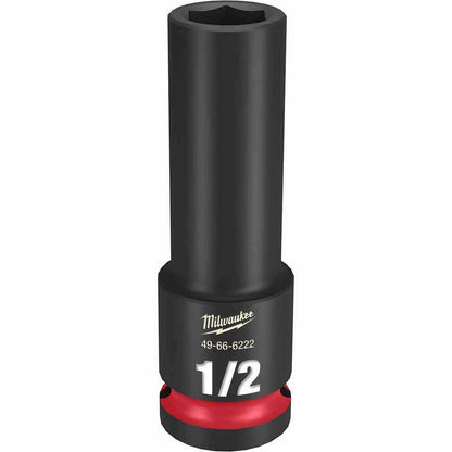 MILWAUKEE SHOCKWAVE 1/2" Drive 1/2" Deep 6 Point Impact Socket 49666222