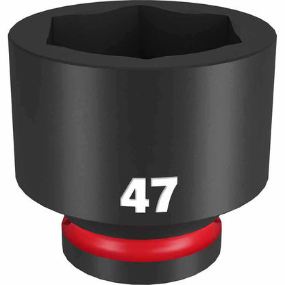 MILWAUKEE SHOCKWAVE 3 4inch Drive 47mm Standard 6 Point Impact Socket 49666385