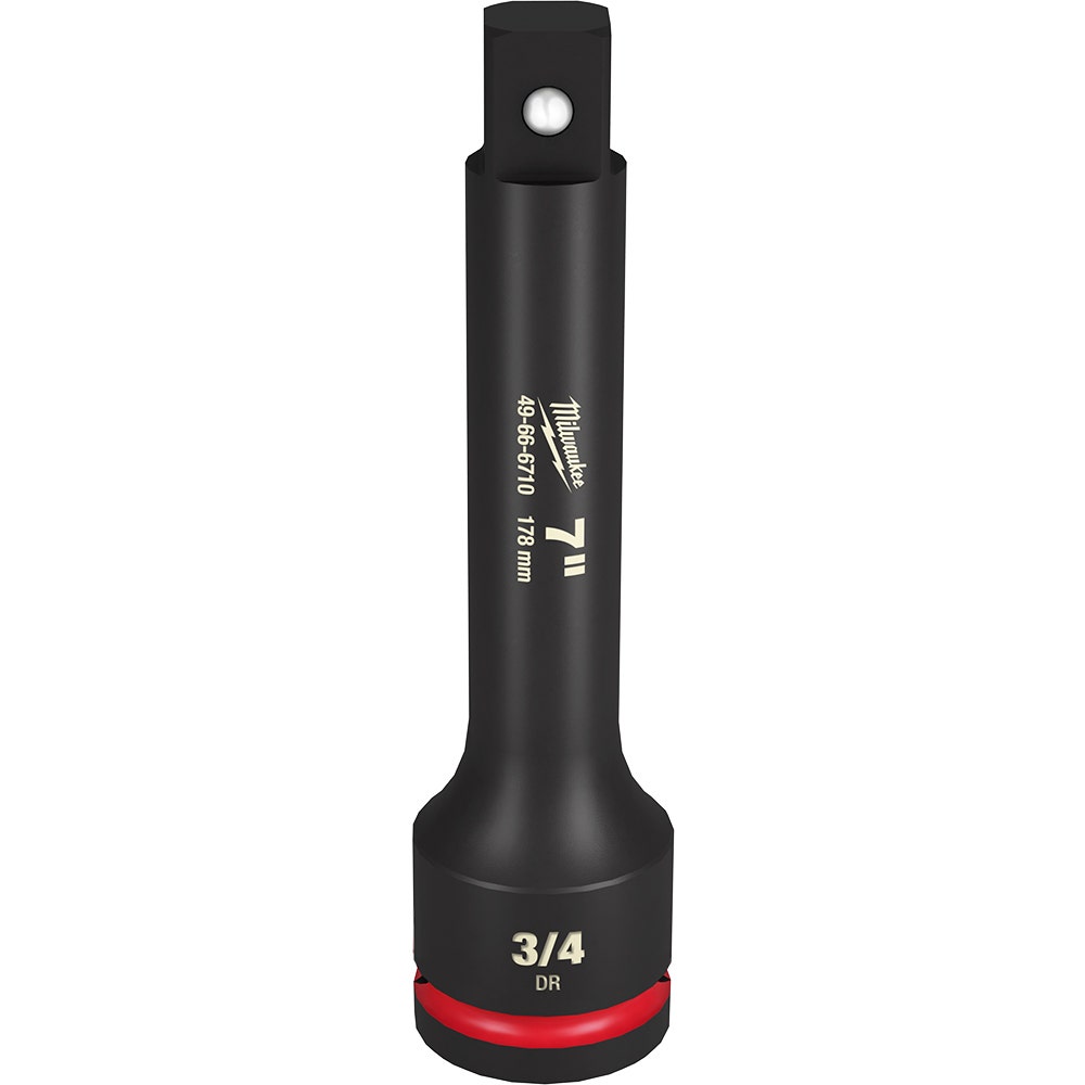 MILWAUKEE SHOCKWAVE 3 4 Drive 178mm (7 ) Impact Socket Extension 49666710