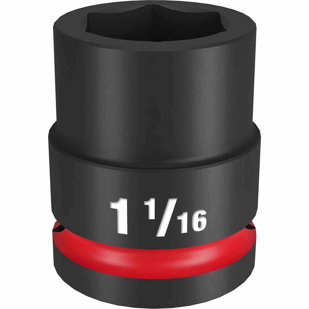 MILWAUKEE SHOCKWAVE 3 4 Drive 1-1 16 Standard 6 Point Impact Socket 49666308