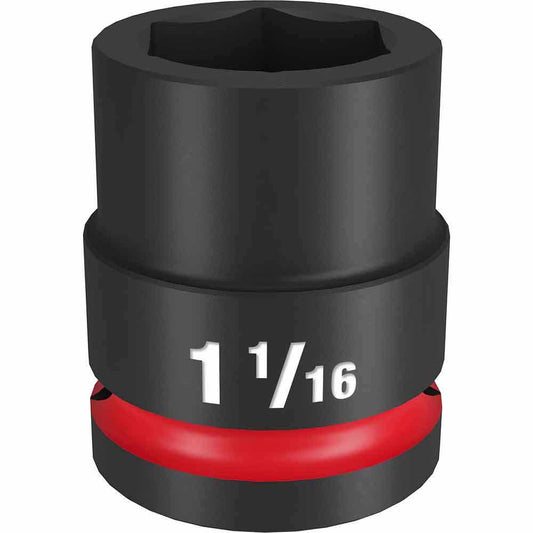 MILWAUKEE SHOCKWAVE 3 4 Drive 1-1 16 Standard 6 Point Impact Socket 49666308