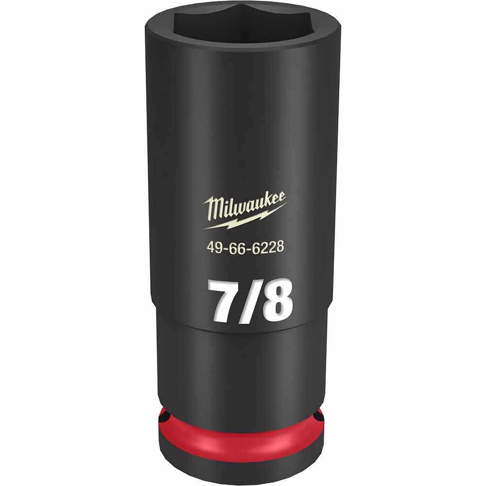 MILWAUKEE SHOCKWAVE 1/2" Drive 7/8" Deep 6 Point Impact Socket 49666228