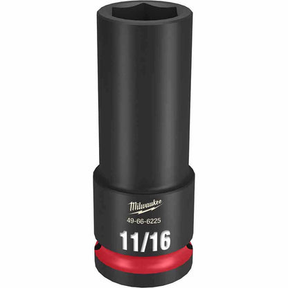 MILWAUKEE SHOCKWAVE 1 2 Drive 11 16 Deep 6 Point Impact Socket 49666225