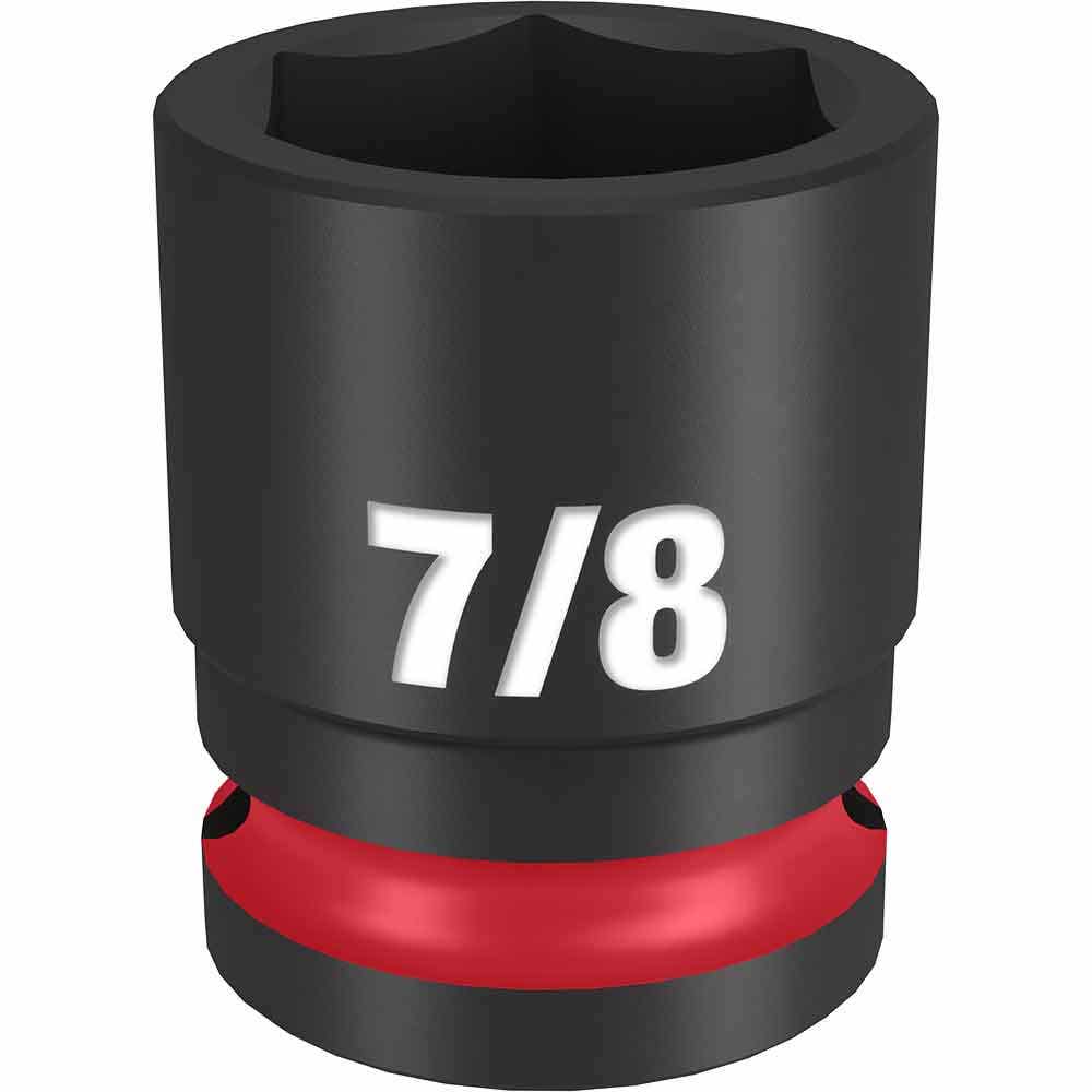 MILWAUKEE SHOCKWAVE 1/2" Drive 7/8" Standard 6 Point Impact Socket 49666208