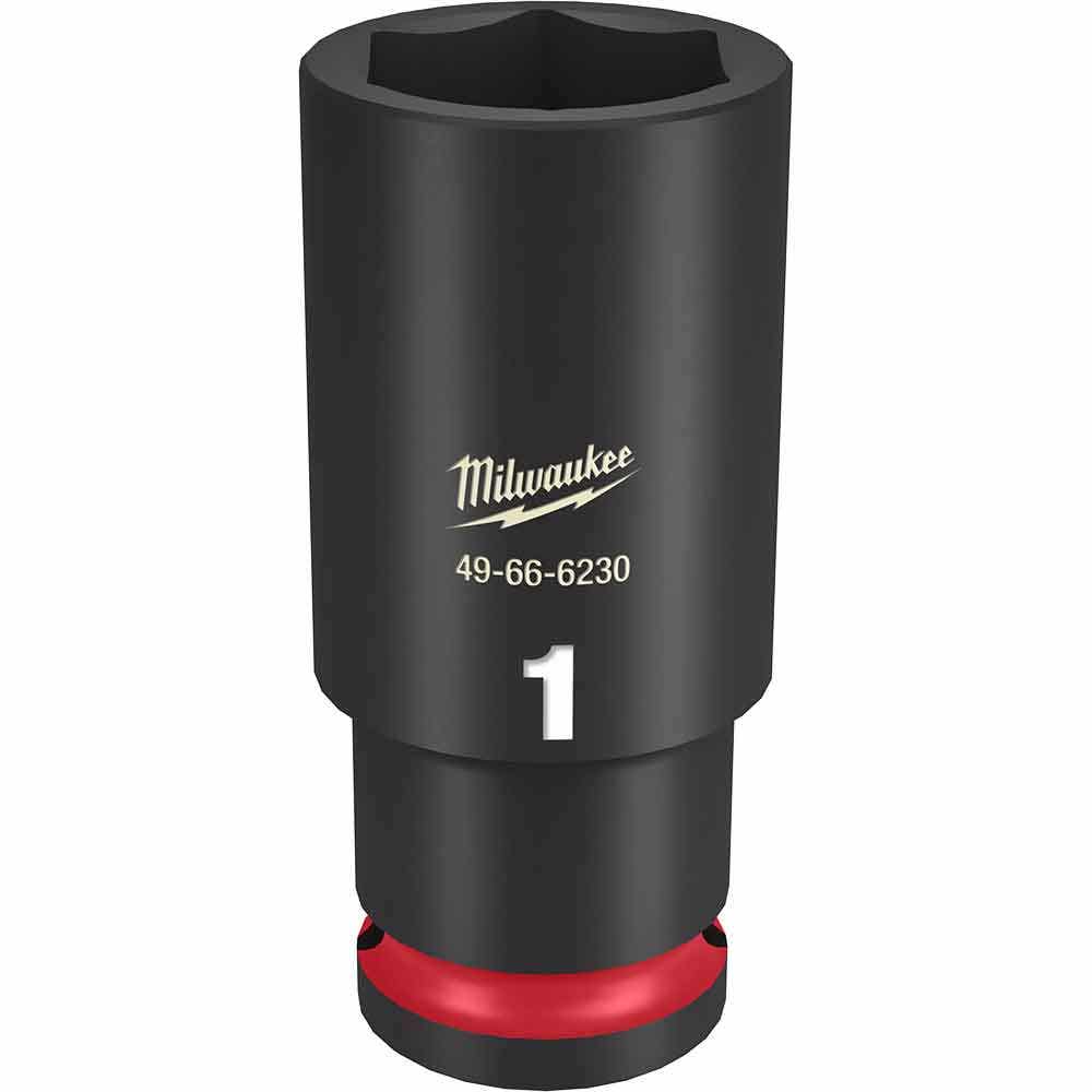 MILWAUKEE SHOCKWAVE 1/2" Drive 1" Deep 6 Point Impact Socket 49666230