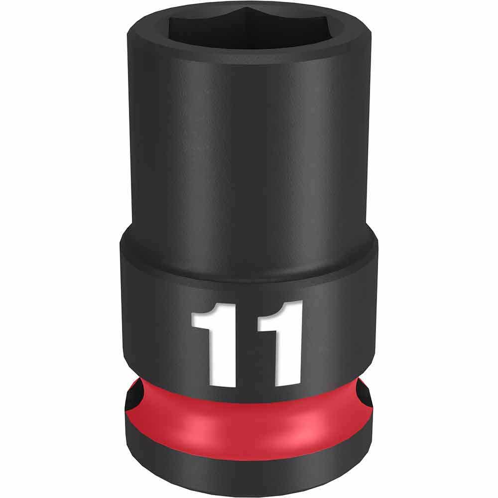 MILWAUKEE SHOCKWAVE 3 8 Drive 11mm Standard 6 Point Impact Socket 49666135