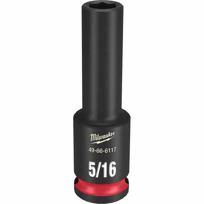 MILWAUKEE SHOCKWAVE 3 8 Drive 5 16 Deep 6 Point Impact Socket 49666117