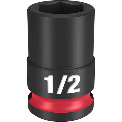 MILWAUKEE SHOCKWAVE 3/8" Drive 1/2" Standard 6 Point Impact Socket 49666106