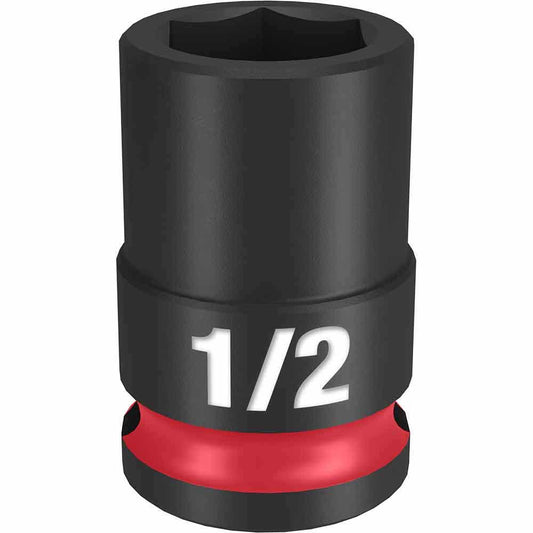 MILWAUKEE SHOCKWAVE 3/8" Drive 1/2" Standard 6 Point Impact Socket 49666106