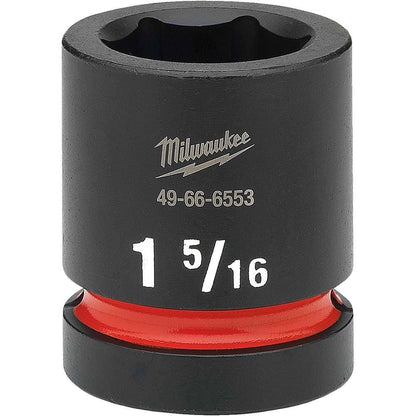 MILWAUKEE SHOCKWAVE 1" Drive 1-5/16" Standard 6 Point Impact Socket 49666553