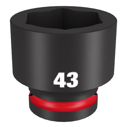 MILWAUKEE SHOCKWAVE 3 4inch Drive 43mm Standard 6 Point Impact Socket 49666381