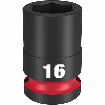 MILWAUKEE SHOCKWAVE 1/2" Drive 16mm Standard 6 Point Impact Socket 49666248