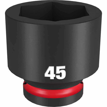 MILWAUKEE SHOCKWAVE 3 4inch Drive 45mm Standard 6 Point Impact Socket 49666383
