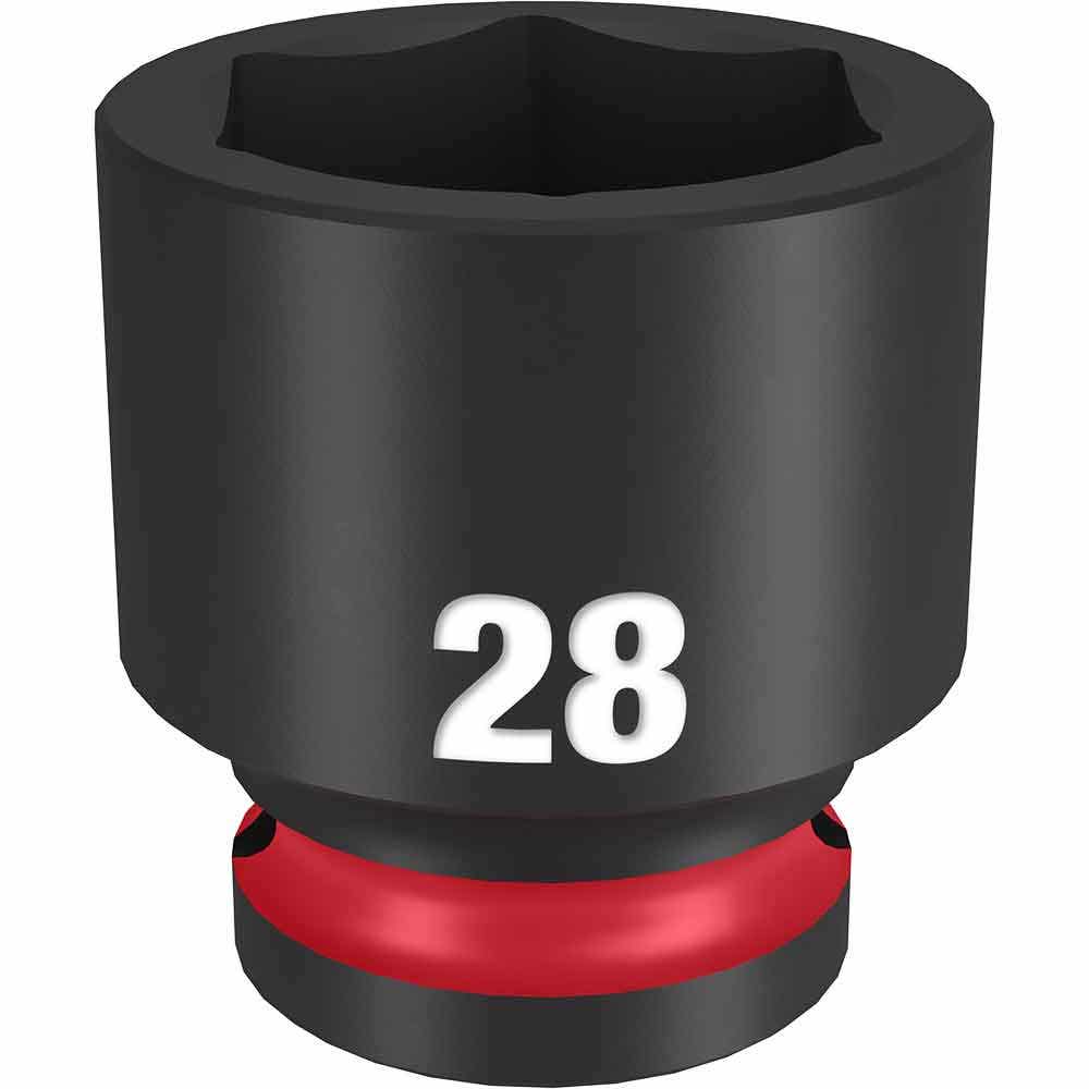 MILWAUKEE SHOCKWAVE 1 2 Drive 28mm Standard 6 Point Impact Socket 49666260