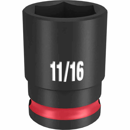 MILWAUKEE SHOCKWAVE 3 8 Drive 11 16 Standard 6 Point Impact Socket 49666109
