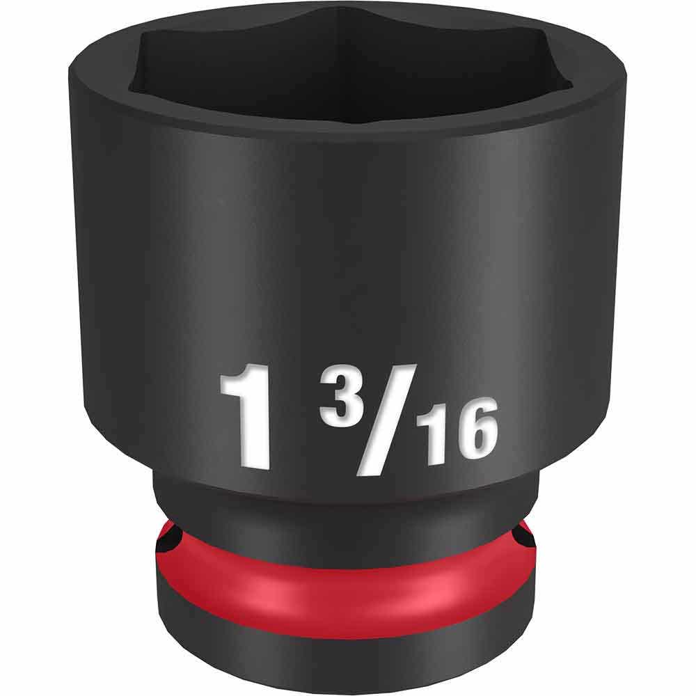 MILWAUKEE SHOCKWAVE 1/2" Drive 1-3/16" Standard 6 Point Impact Socket 49666213