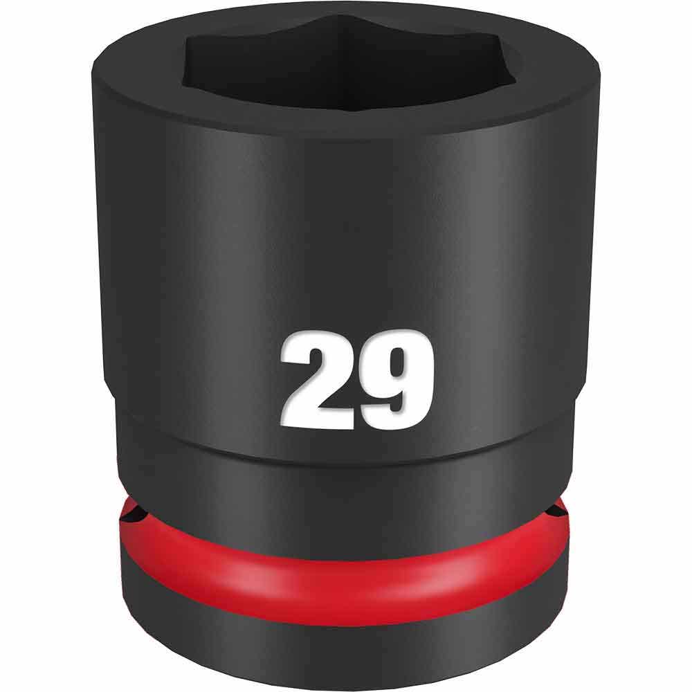 MILWAUKEE SHOCKWAVE 3/4inch Drive 29mm Standard 6 Point Impact Socket 49666367