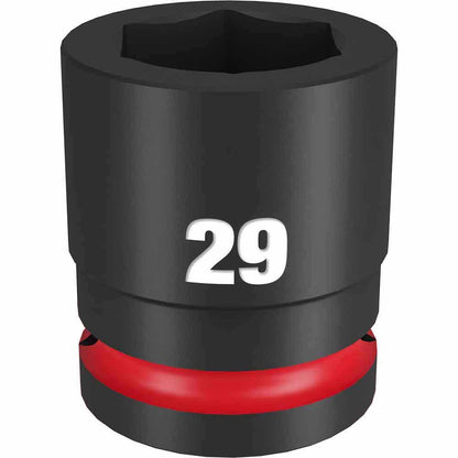 MILWAUKEE SHOCKWAVE 3/4inch Drive 29mm Standard 6 Point Impact Socket 49666367