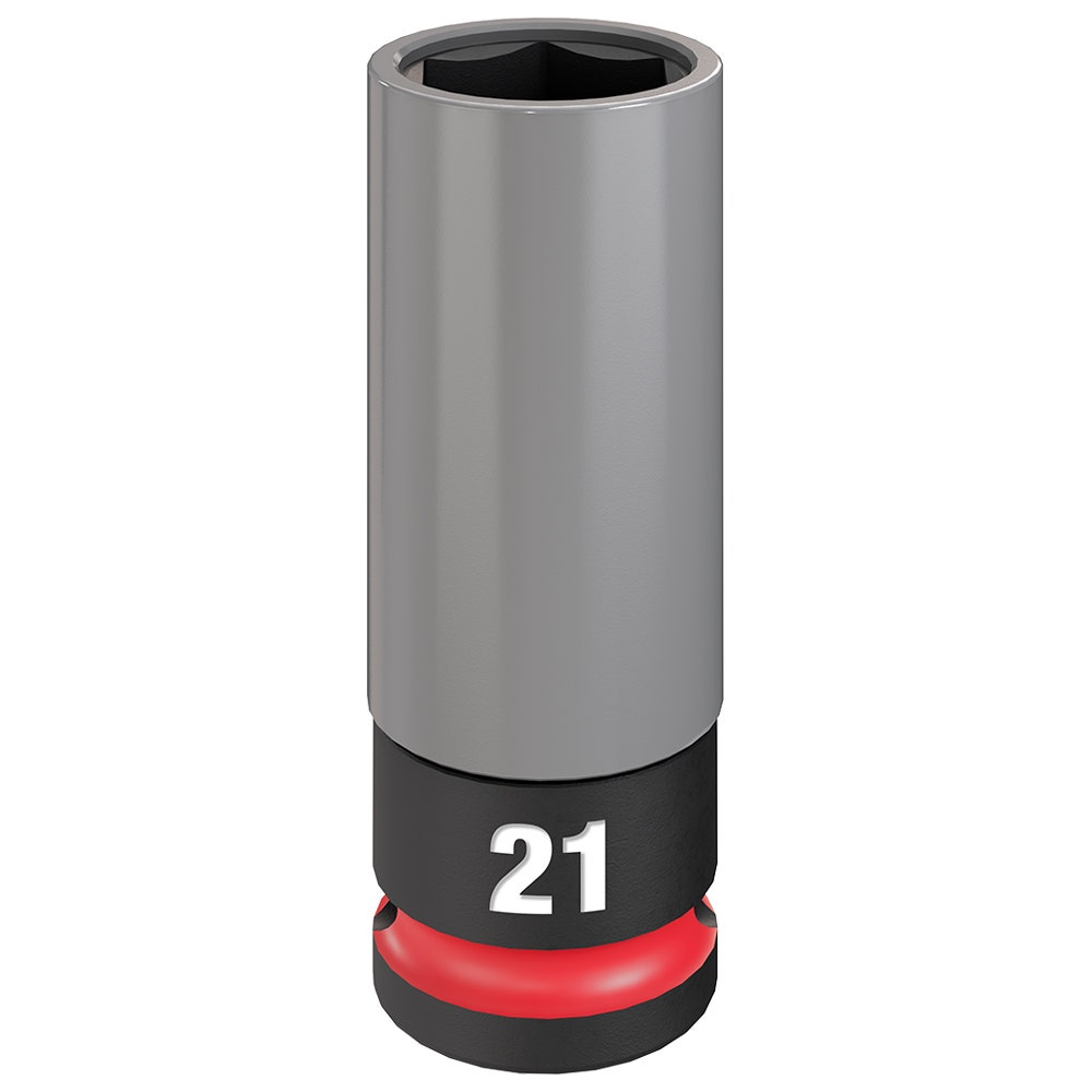 MILWAUKEE SHOCKWAVE Impact Duty 1 2 Drive 21mm Lug Nut Wheel Socket 49667806