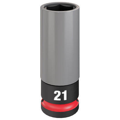 MILWAUKEE SHOCKWAVE Impact Duty 1 2 Drive 21mm Lug Nut Wheel Socket 49667806