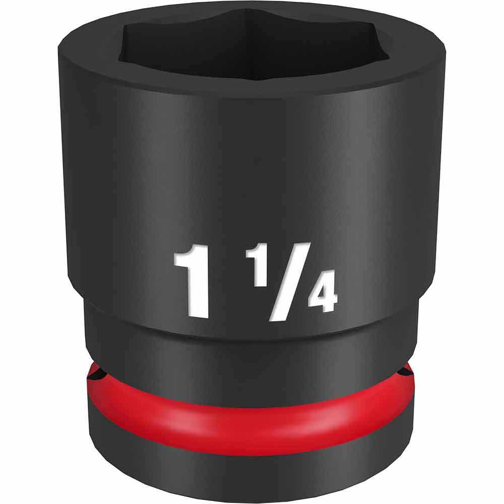 MILWAUKEE SHOCKWAVE 3 4 Drive 1-1 4 Standard 6 Point Impact Socket 49666311
