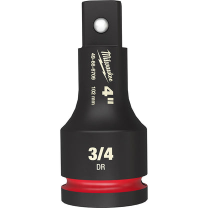 MILWAUKEE SHOCKWAVE 3 4 Drive 102mm (4 ) Impact Socket Extension 49666709