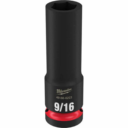 MILWAUKEE SHOCKWAVE 1/2" Drive 9/16" Deep 6 Point Impact Socket 49666223