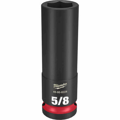 MILWAUKEE SHOCKWAVE 1/2" Drive 5/8" Deep 6 Point Impact Socket 49666224