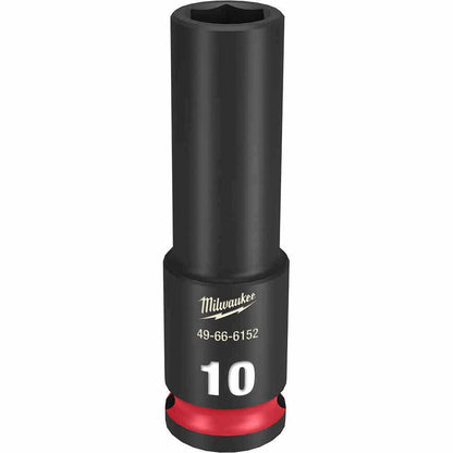MILWAUKEE SHOCKWAVE 3 8 Drive 10mm Deep 6 Point Impact Socket 49666152