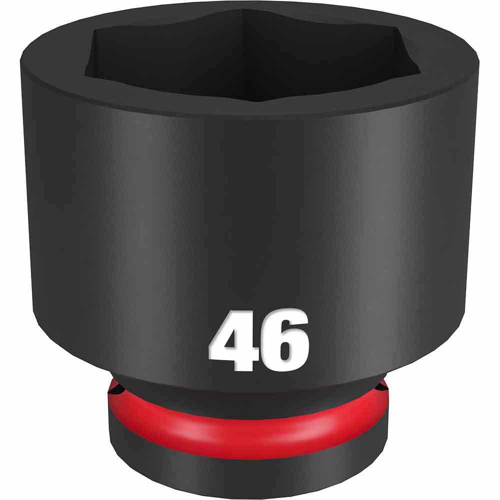 MILWAUKEE SHOCKWAVE 3 4inch Drive 46mm Standard 6 Point Impact Socket 49666384