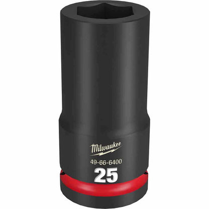 MILWAUKEE SHOCKWAVE 3 4inch Drive 25mm Deep 6 Point Impact Socket 49666400