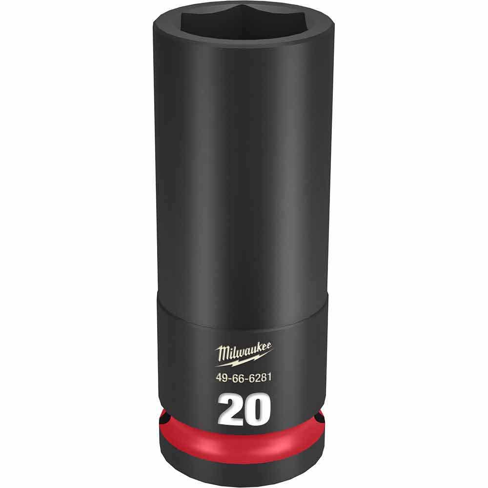 MILWAUKEE SHOCKWAVE 1 2 Drive 20mm Deep 6 Point Impact Socket 49666281