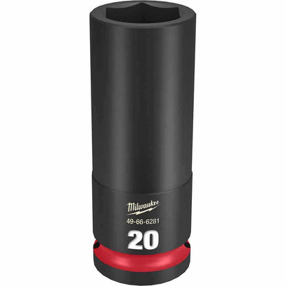 MILWAUKEE SHOCKWAVE 1 2 Drive 20mm Deep 6 Point Impact Socket 49666281