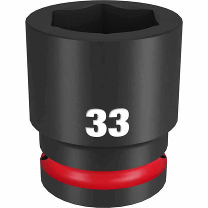 MILWAUKEE SHOCKWAVE 3 4inch Drive 33mm Standard 6 Point Impact Socket 49666371