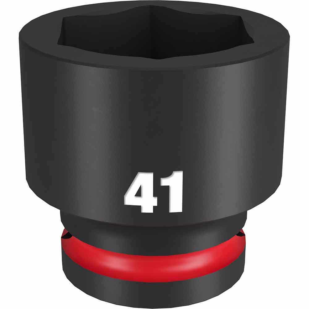 MILWAUKEE SHOCKWAVE 3 4inch Drive 41mm Standard 6 Point Impact Socket 49666379