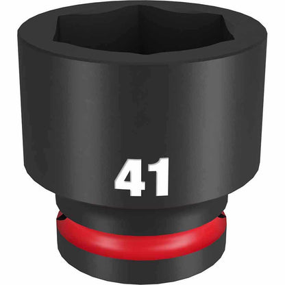 MILWAUKEE SHOCKWAVE 3 4inch Drive 41mm Standard 6 Point Impact Socket 49666379