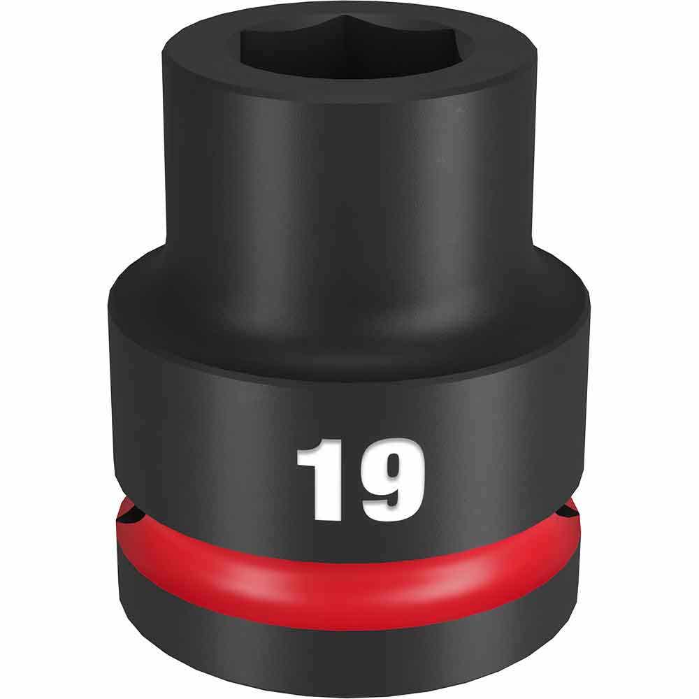 MILWAUKEE SHOCKWAVE 3/4" Drive 19mm Standard 6 Point Impact Socket 49666357