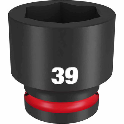 MILWAUKEE SHOCKWAVE 3/4inch Drive 39mm Standard 6 Point Impact Socket 49666377