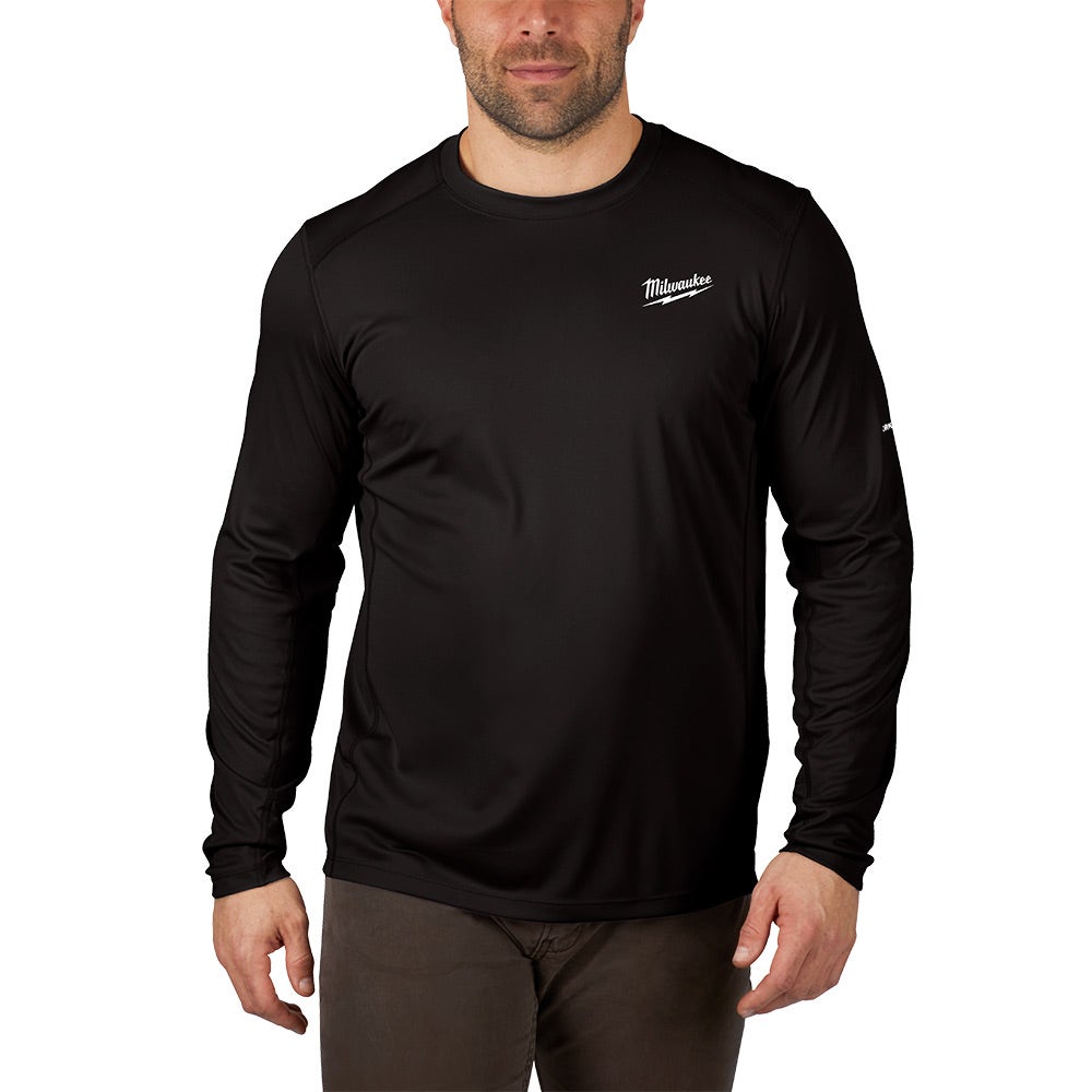 MILWAUKEE WORKSKIN Light Shirt Long Sleeve Black 415B
