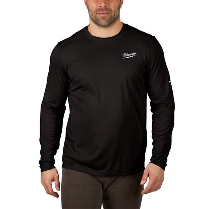MILWAUKEE WORKSKIN Light Shirt Long Sleeve Black 415B