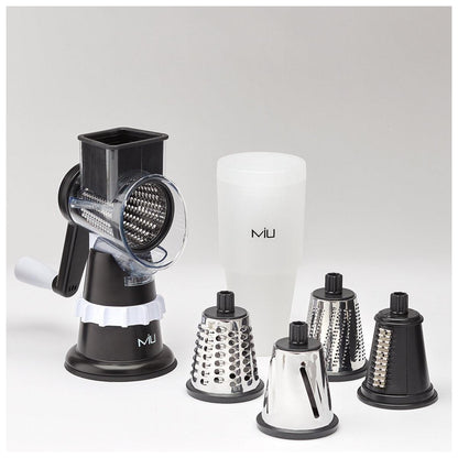 MIU Rotary Food Grater With 5 Replaceable Drums