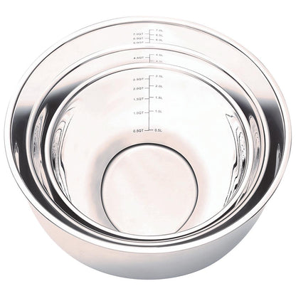 MIU Stainless Steel Mixing Bowls 3 Piece