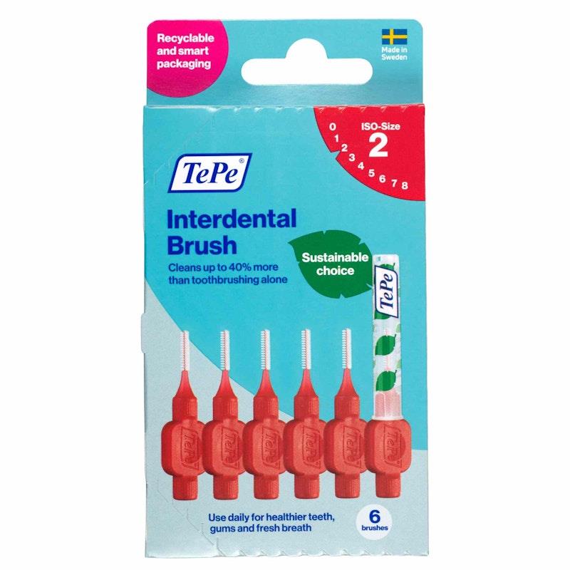 TePe Interdental Brushes - Original Red-Size 2