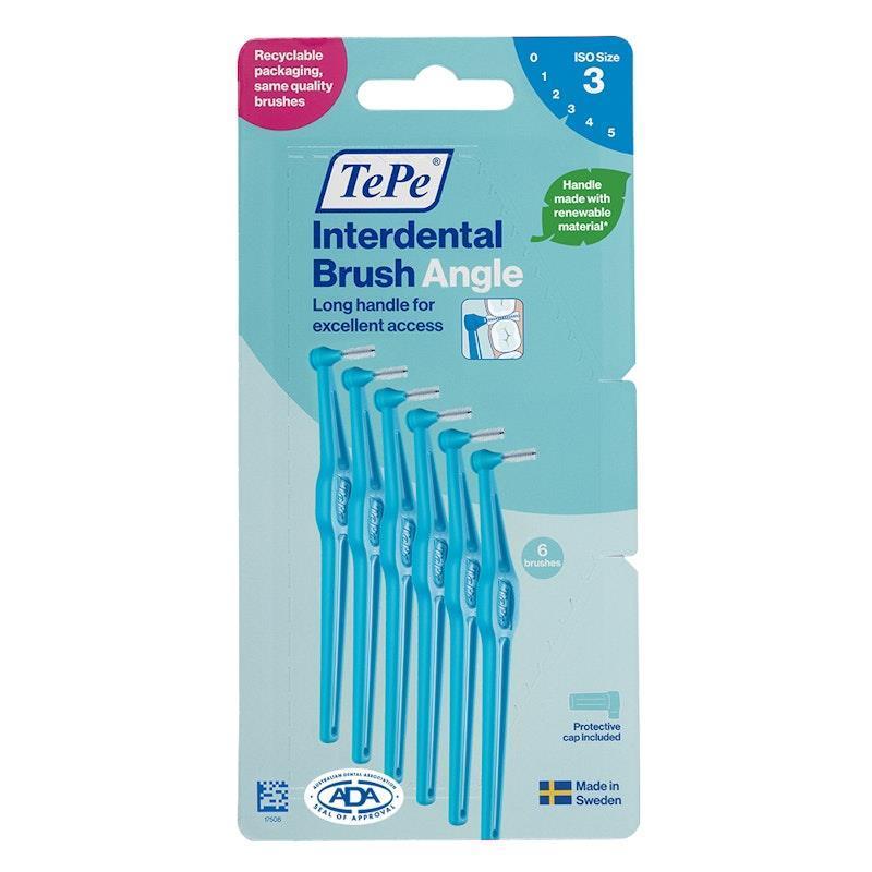 TePe® Interdental Brushes - Angle™ Blue-Size 3