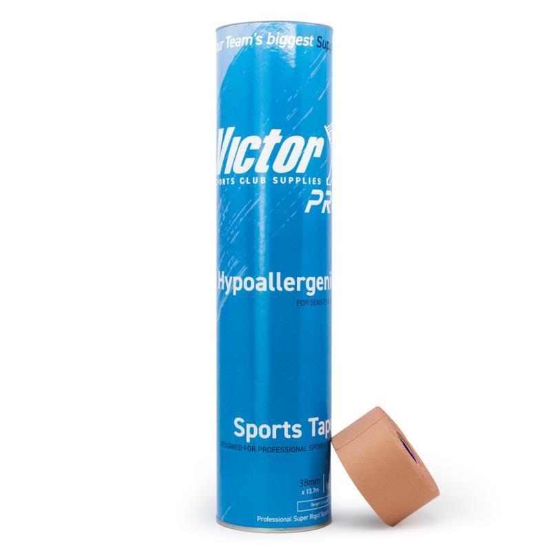 Victor PRO Rigid Tape Hypoallergenic 38mm Drum of 8