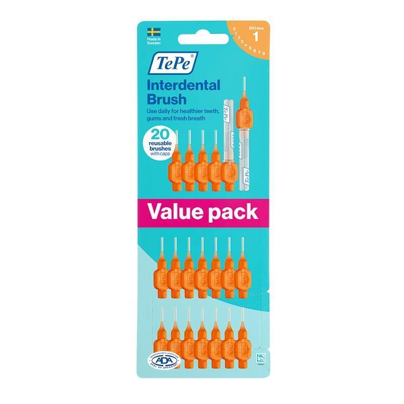 TePe® Interdental Brushes - Original 0.45mm Orange 20Pack