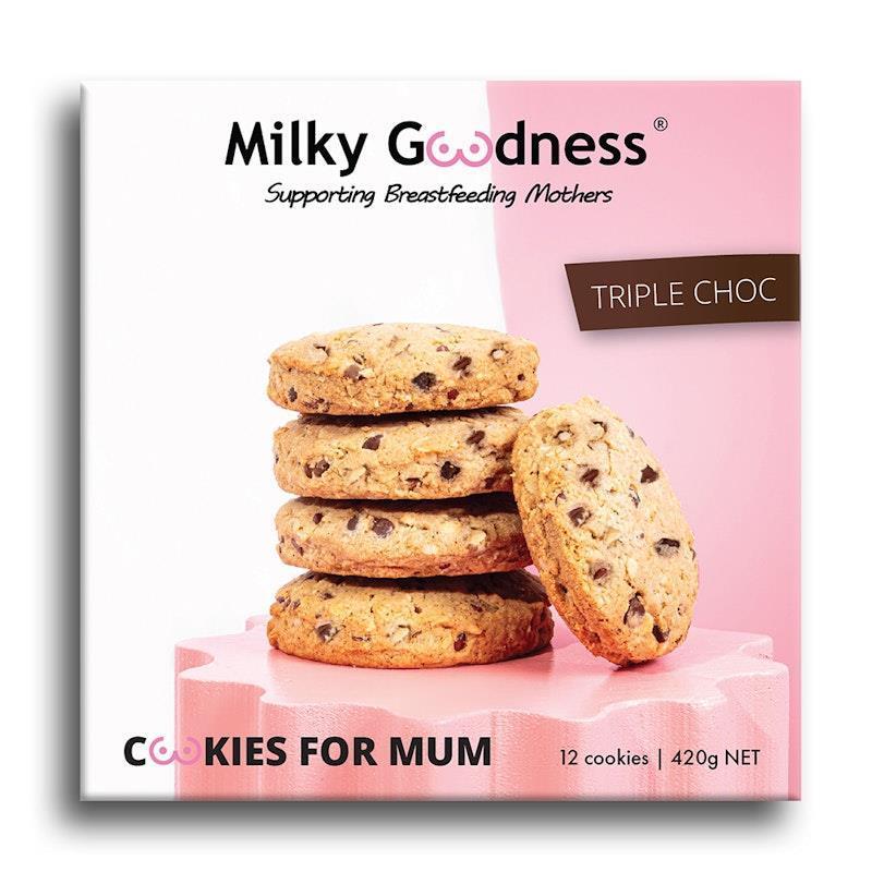 Milky Goodness Triple Choc Lactation Cookies - 12 Pack