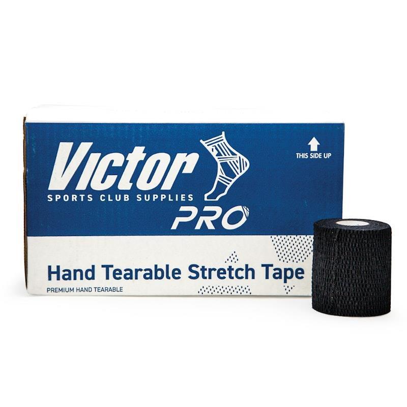 Victor Pro Hand Tearable 75mm Black Box of 16