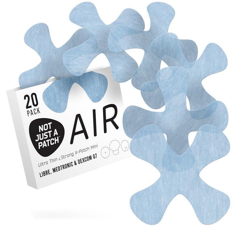Not Just a Patch AIR X-Mini Patches for Freestyle Libre and Medtronic -Multicolour 20pk
